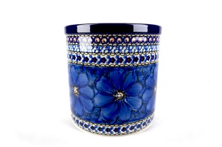 003 Bunzlau Kruidenpot U408 Poppy Lepelpot, utensil, kruidenpot